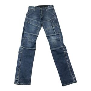 G-Star Raw Airblaze 3D Skinny Mens Cargo Jeans Size 32x30 Excellent